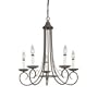 Thomas Lighting SL8065-63 Somerset - Five Light Mini Chandelier, Painted Bronze Finish