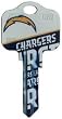 San Diego Chargers Schlage SC1 House Key