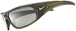 Nike Unwind Sunglasses, EV0304-301, Olive Green Fade Stealth Frame/ Grey Green Lenses