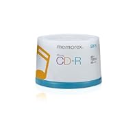 Memorex 40x Music CD-R Media - 50 Pack Spindle