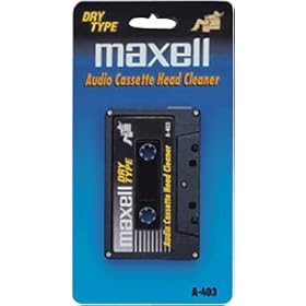 Maxell A103 audio cassette tape head cleaner