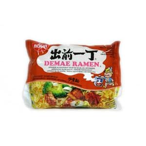 Nissin Demae Ramen Japanese Noodle Soup, Satay Flavour - 100g