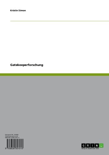 Gatekeeperforschung (German Edition)