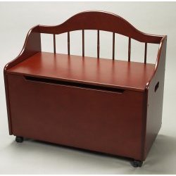 Decon's Toy Chest and Bench - Solid Wood - Cherry