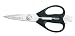 Mundial 5100 Series Take-A-Part Kitchen Shears, Black