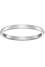 Women's 14k Gold Traditional Plain Wedding Band (2 mm)