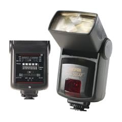 SUNPAK 035M 35mm Electronic Thyristor Auto Flash with 35-85mm Zoom