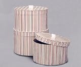 Cargo Hat Box - Striped Large by Resource International