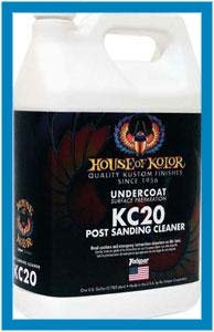 1 Gallon POST SANDING CLEANER KC20/KC-20 HOUSE OF KOLOR
