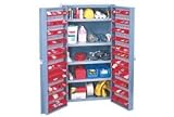 48W Storage Cabinet With Bins & Shelves