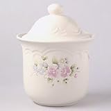Pfaltzgraff Tea Rose Canister - 1 1/4 Quart Seal & Save