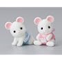 Sylvanian Families White Mouse Babies