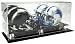 Acrylic Football Double Mini Helmet Display Case