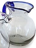 Mexican Glass Large Bola Pitcher