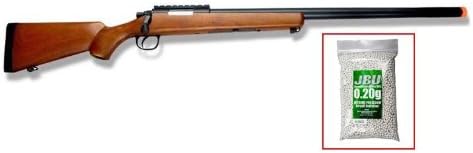 TSD Tactical S.W.A.T. 700 Bolt Action Spring Powered Airsoft Sniper Rifle (Wood Colored)