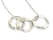 Live Laugh Love Ring Necklace