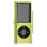 Green Aluminum Snap-On Cover Hard Case Cell Phone Shield with Screen Protector for Apple iPod Nano 4th Chromatic + LANYARD