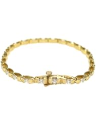 2 CT Diamond Bracelet in 14K Yellow Gold