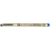 SAKURA COLOR PROD AMERICA Micron Pen, Waterproof, Fade Resistant, 0.20mm Point, Blue (SAKXSDK00536)