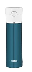 Thermos Sipp 18 Ounce Stainless Steel Tritan Hydration Bottle, Teal