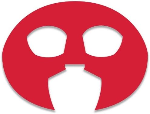 GameFace Sportface - Full Color Face - Red