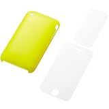 ELECOM iPhone 3GS シェルカバー 液晶保護フィルム付き イエロー MPA-P09PVYL