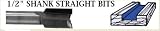 Whiteside 1071 1/2 Shank, Double Flute, Straight Router Bit (Cutting Diameter: 1/2, Cutting Length: 2, Overall Length: 3-1/2)