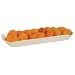 Packnwood "Canada" Molded Wooden Tray with Paper Liner, 7.6" Length x 2.8" Width x 0.79" Height Exterior (Case of 360)
