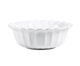 Tyler Florence by Mikasa Rustic White Serving Bowl, 12 Inches, Fluted
