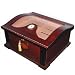 150 Cigar Art Deco Glass Top Humidor