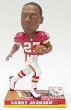 Kansas City Chiefs Larry Johnson Forever Collectibles On Field Bobble Head