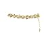 St. John Brushed Gold Chain Link Belt L