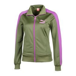 PUMA Damen Jacke Heroes T7 Track, olive night-hyacinth violet, M, 557874 43 Preisvergleich