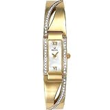 Bulova Watches, Bulova Ladies' Crystals available in Stainless Steel or Gold Tone , White Black or... by Bulova