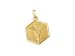 Allergy Medical ID Tag 18ct Gold Pendant (UK Hallmarked)