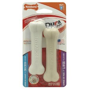 Nylabone Durable Chicken & Liver Petite 2PK 3.5"