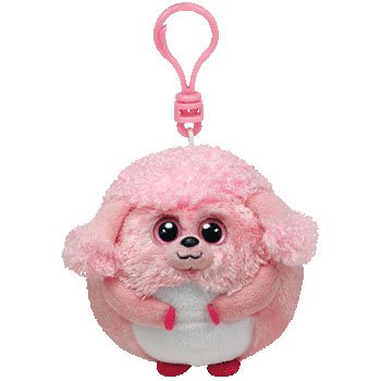 Ty Beanie Ballz - Lovey-Clip the Poodle