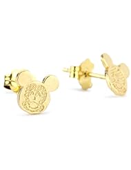 Disney "Baby" Girls 14k Mickey Stud Earrings