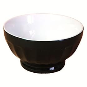 BIA Cordon Bleu Fluted Bowls, Set of 4, Black White by BIA Cordon Bleu