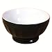 Cereal/Soup Bowls - Set of 4 (Black/White)