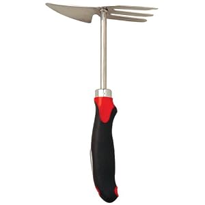 Bond 1904 Stainless Steel Series Rake/Hoe with Gel Grip Handle