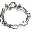 Link Tennis Bracelets Sterling Silver Jewelry Indian Gifts 8 inches (brclt223b)