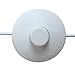 Brightech - Sparq LED Arc Floor Lamp - Curved, Contemporary Minimalist Lighting Design - Warm White Light - Silver