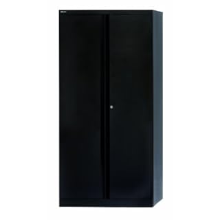 BISLEY Flügeltürschrank Aktenschrank Flügeltürenschrank Werkzeugschrank Stahlschrank Ordnerschrank Schwarz