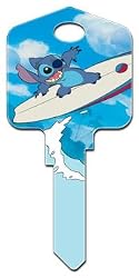 Lilo & Stitch Surfing Schlage SC1 House Key