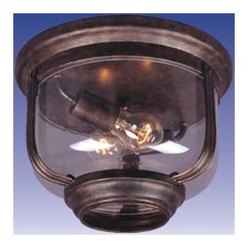 Maxim 5610CDEB Revere 2-Light Outdoor Ceiling Mount