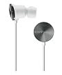 Nixon Wire 8mm Headphone Rubber Gunmetal/White Solid Wire, One Size