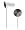 Gunmetal/White Solid Wire