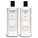 Nioxin System 2 Cleanser & Scalp Therapy Liter Duo Set (33.8 Oz)