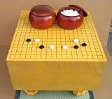 新かや７寸足付碁盤セットの画像